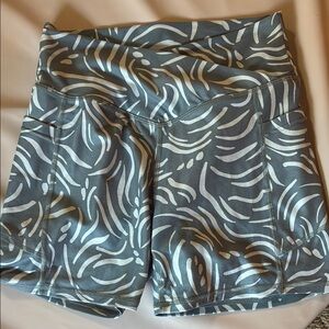 Gilly Hicks Blue and White Athletic Shorts